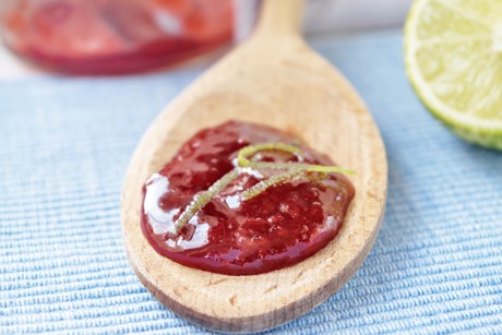 Erdbeer-Limetten-Marmelade