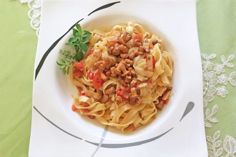 Eierschwammerlnudeln