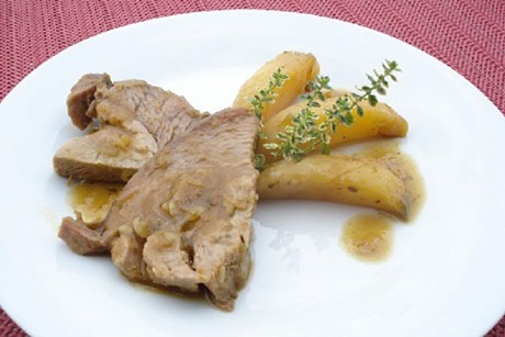 Putenunterkeule mit Kartoffel
