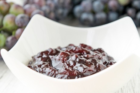 Trauben-Vanille-Marmelade