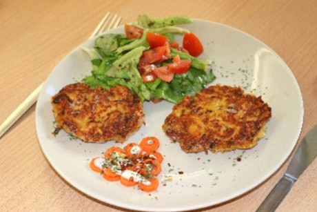 Kartoffelpuffer mit Karotten