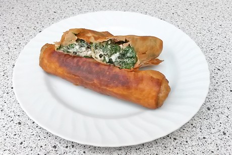 Mangold-Schafkäse-Rollen