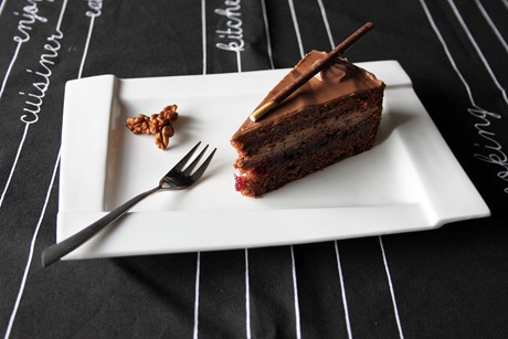 Nutella-Cranberry-Torte
