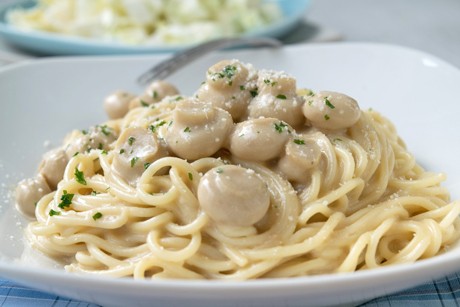 Spaghetti mit Chamignonsauce