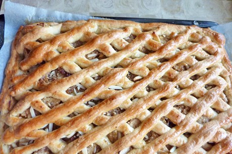 Apfelgitterkuchen