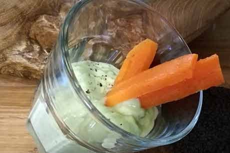 Joghurtsauce mit Avocado