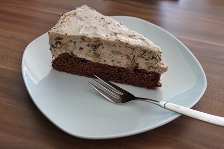 Bananen-Stracciatella-Torte