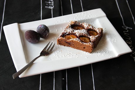 Schoko-Zwetschken-Kuchen