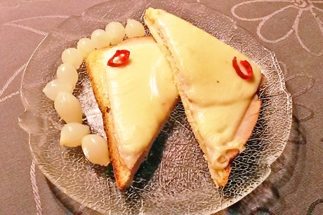 Scharfer Schinkentoast