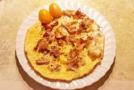 Eierspeis mit Speck