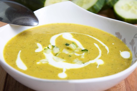 Gurken-Kokos-Suppe