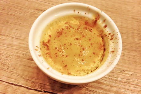 Eiercreme mit Apfelmus