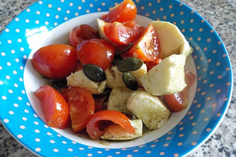 Tomaten-Mozzarella-Salat