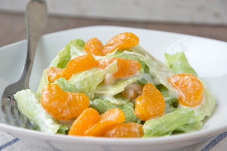 Mandarinen-Eisbergsalat
