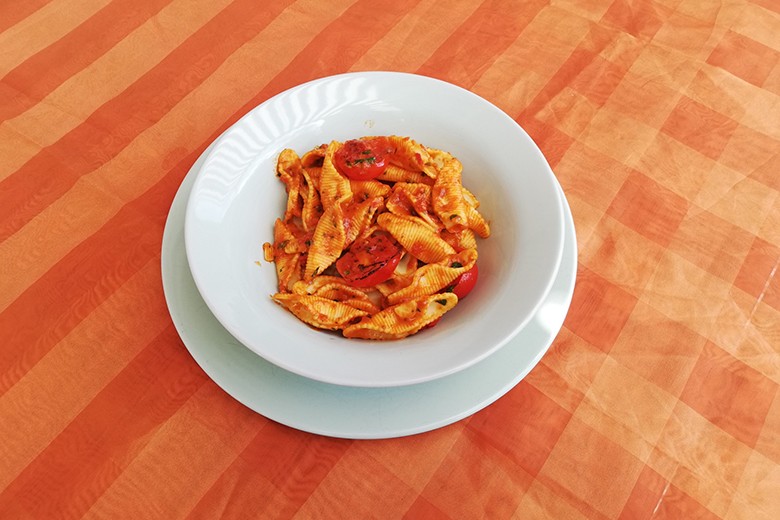 Basilikum-Sesam-Pasta
