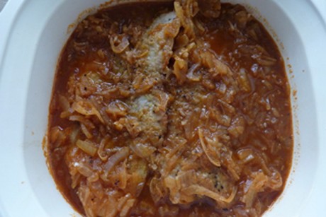 Zwiebel-Saftfleisch