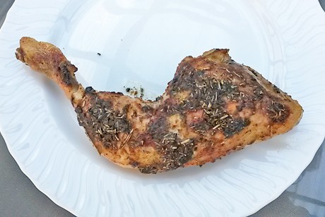 Kräuter-Hendlkeule