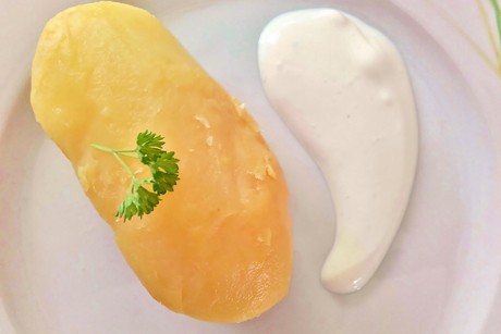 Pellkartoffeln mit Dip