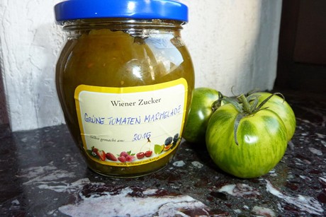 Tomatenmarmelade von grünen Tomaten