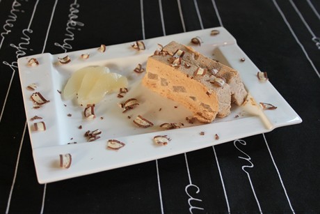 Birnen-Nougat-Schnitte
