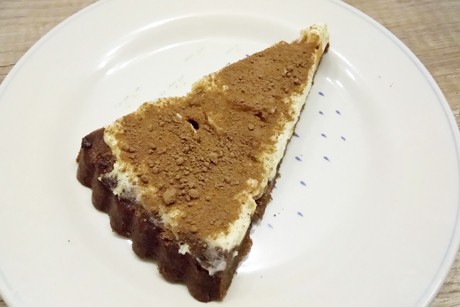 Kakaokuchen mit Sahne
