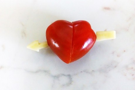 Tomaten-Gouda-Herzen