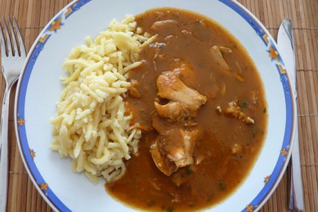 Geschnetzelte Hähnchenbrust