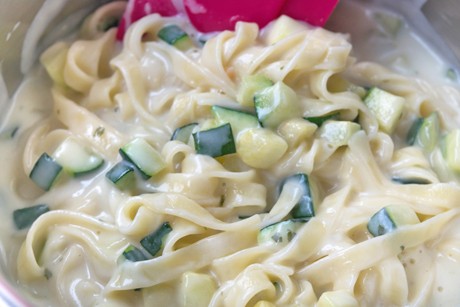 One Pot Zucchini Pasta