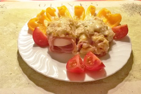 Überbackene Eier