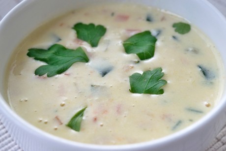 Karotten-Zucchini-Kokos-Suppe