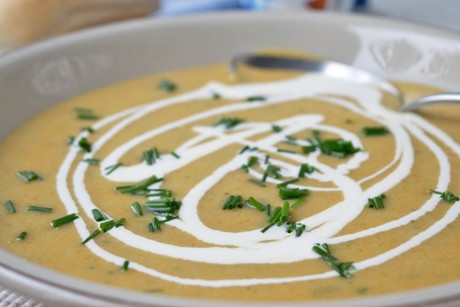 Kürbiscremesuppe