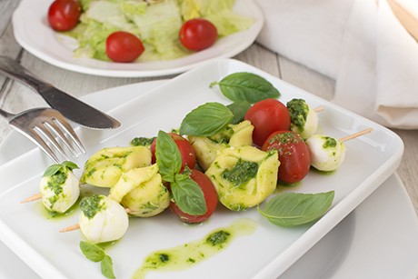 Tortellini-Spießchen