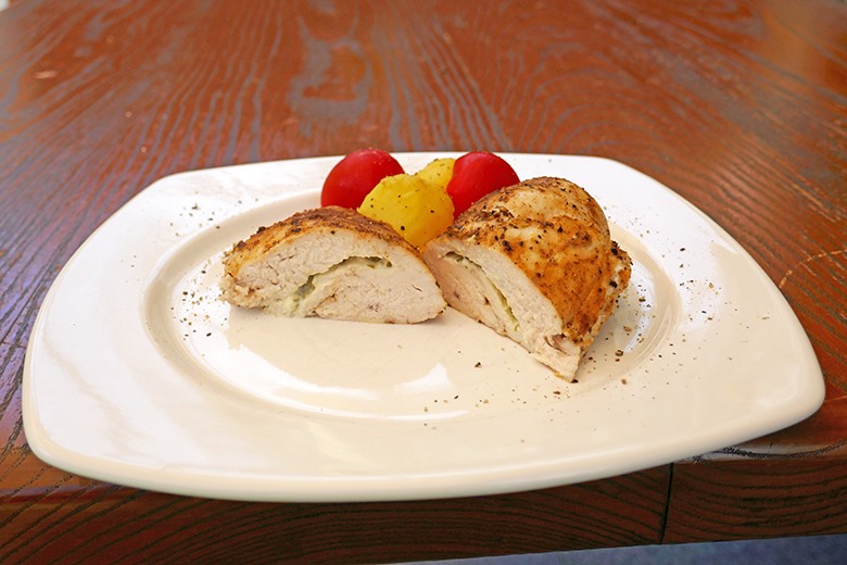 Gefüllte Putenbrust mit Frischkäse