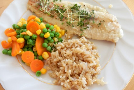 Seelachsfilet mit Kresse