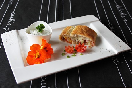Pizzastrudel