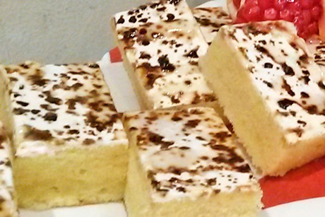 Zitronenkuchen mit Schokostreusel