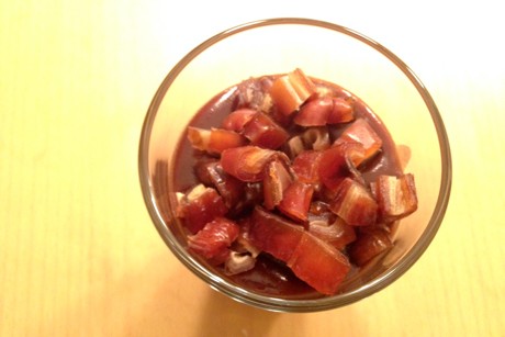 Schokocremedessert mit Datteln