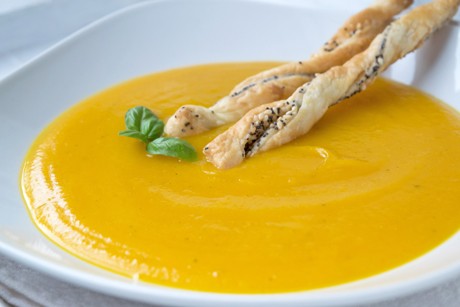 Kürbis Karotten Orangen Suppe