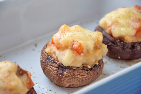 Vegane Gefüllte Champignons
