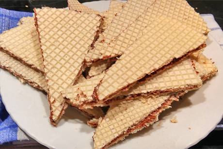 Nutella-Oblaten-Waffeln