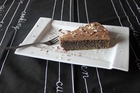 Mohn-Schokolade-Torte
