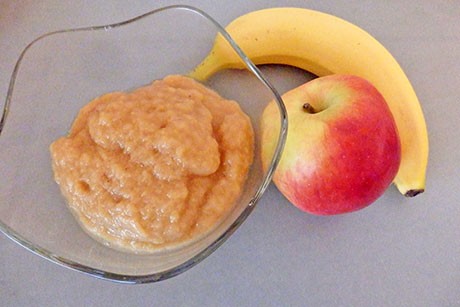 Apfel-Bananenmus
