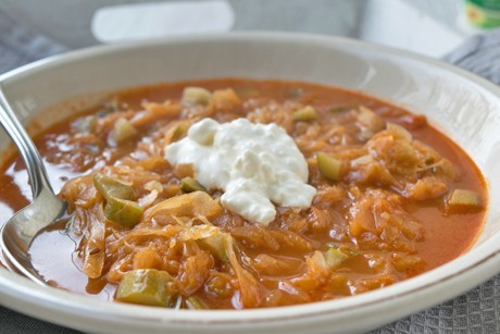 Soljanka mit Sauerkraut