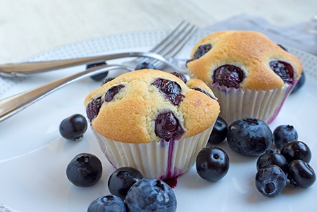 Heidelbeer-Sauerrahm-Muffins