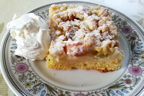 Rhabarber-Streuselkuchen