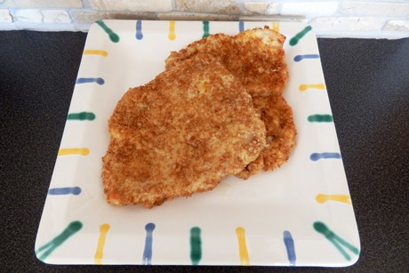 Schnitzel mit Salzstangerlpanade