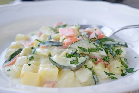 Veganes Schlagobers-Gemüse