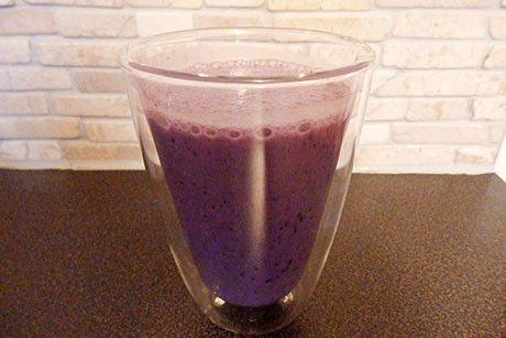 Heidelbeer-Bananenmilch