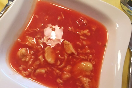 Schnelle Tomatensuppe