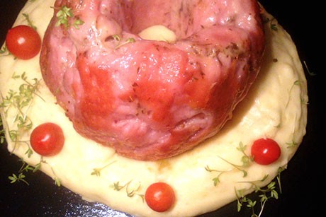 Leberkäse-Gugelhupf